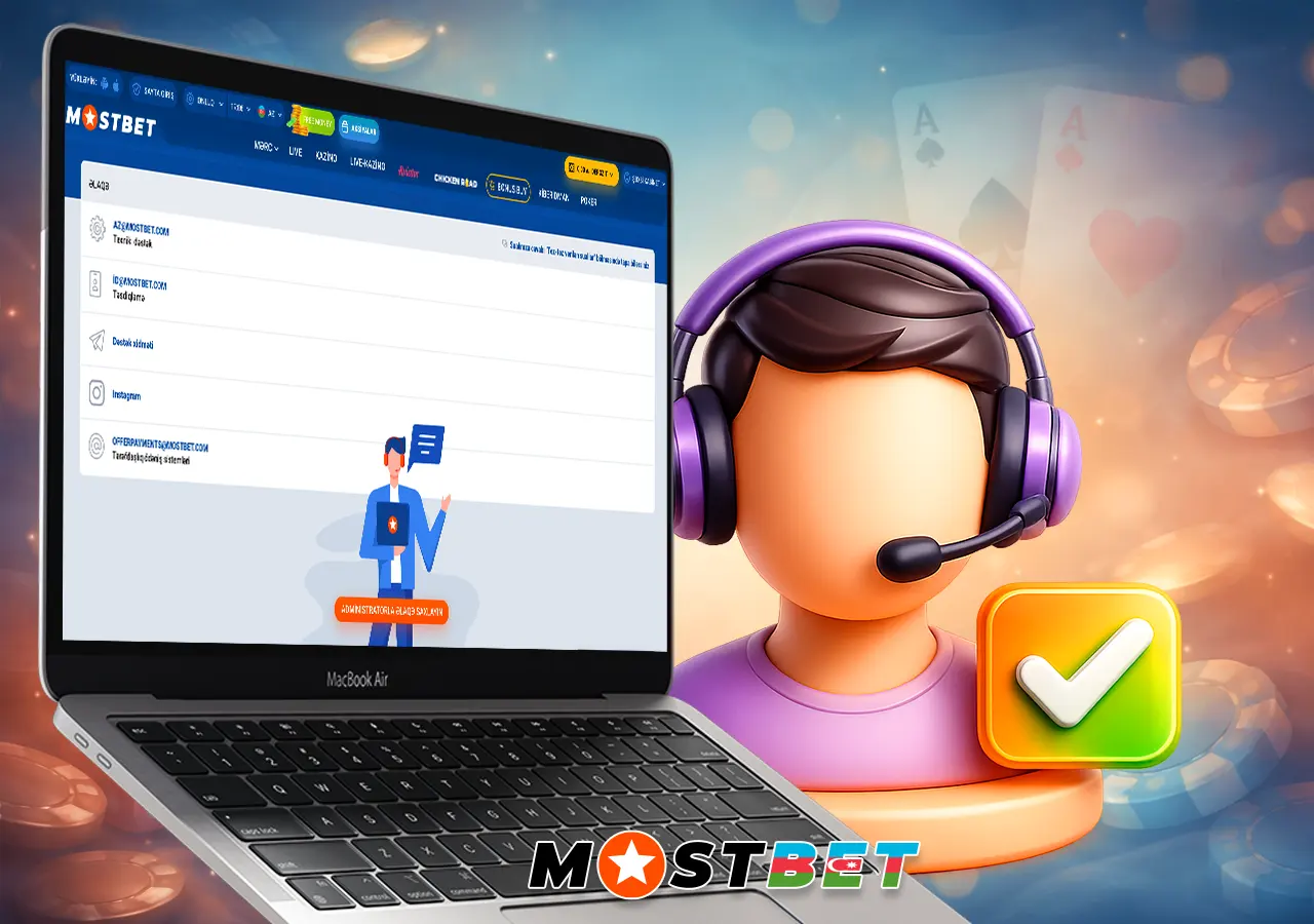 Mostbet Kazinoda müştəri dəstəyi mövcuddur