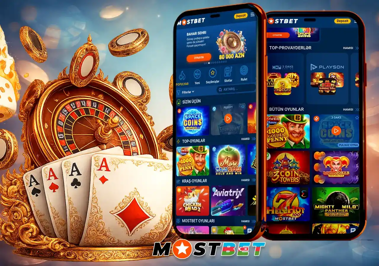 Slot maşınları və ruletka ilə onlayn kazino