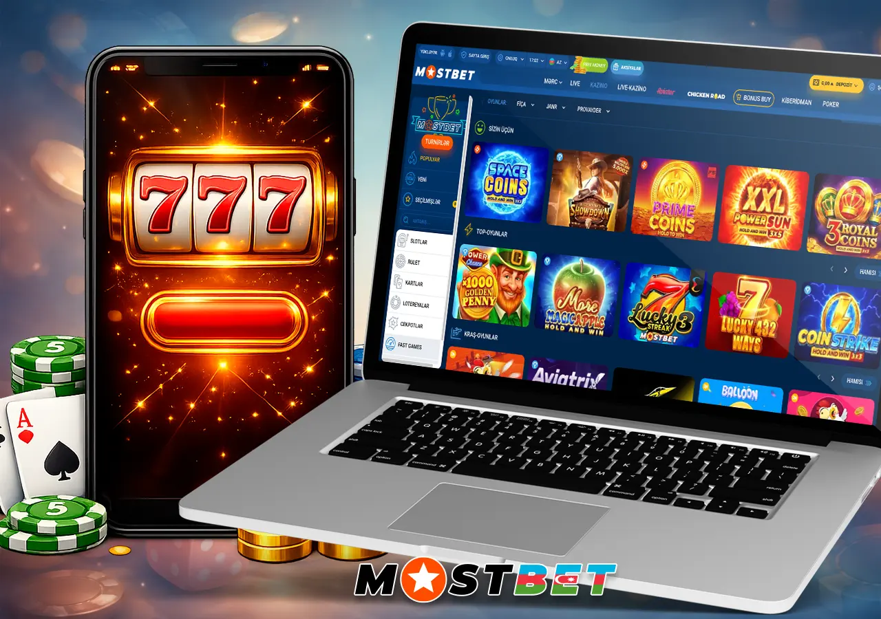 Platformada məşhur oyunlar və slotların kitabxanası